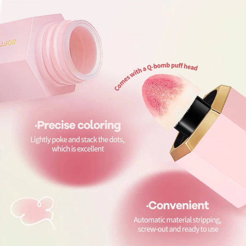 4 Kleuren Matte Vloeibare Blush